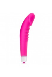 Vibromasseur stimulateur réaliste point G rose silicone 7 vitesses