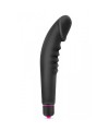 Vibromasseur stimulateur réaliste point G noir silicone 7 vitesses