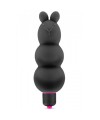 Vibromasseur stimulateur noir 7 vitesses silicone waterproof