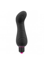 Vibromasseur noir 7 vitesses courbé point G waterproof