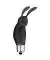 Stimulateur de clitoris vibrant noir rabbit