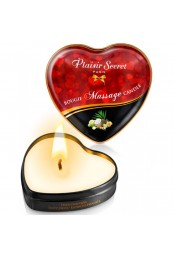 Mini bougie de massage fruits exotiques boîte coeur 35ml
