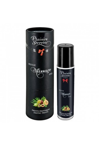 Huile de massage comestible fruits exotiques 59ml