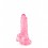 Gode jelly rose ventouse taille XS 13cm