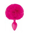 Plug anal pompon fuchsia