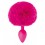 Plug anal pompon fuchsia