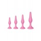 Coffret 4 plugs plaisir anal roses