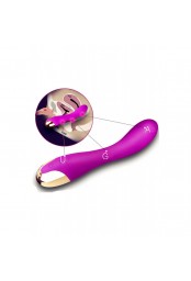 Vibromasseur flexible violet 10 programmes USB