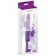 Vibromasseur rabbit violet 2 moteurs et billes rotatives USB