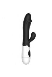 Vibromasseur rabbit noir avec gland 30 programmes