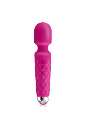 Vibromasseur wand rose 20 vitesses USB