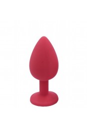 Plug rouge bijou cristal Small - DB-RY067CRED