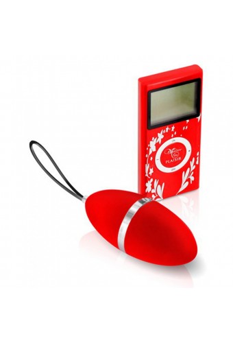 Oeuf vibrant rouge 10 vitesses télécommande écran LCD - CC5720000030