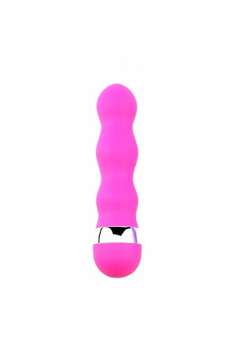 Mini Vibromasseur ondulé 11 cm - BOZ025PNK