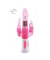 Vibromasseur rabbit rotatif triple stimulation - CC530136