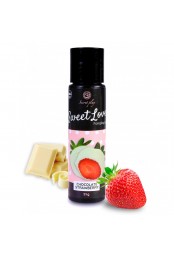 Lubrifiant fraise chocolat blanc 100% comestible - SP6720